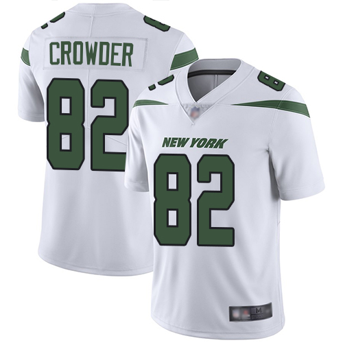New York Jets Limited White Youth Jamison Crowder Road Jersey NFL Football #82 Vapor Untouchable->youth nfl jersey->Youth Jersey